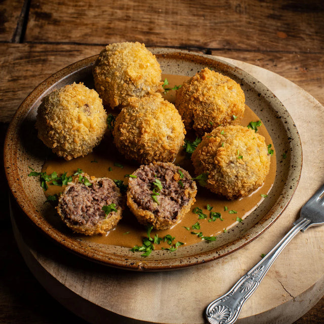 Haggis bon bons for a Scottish party food buffet