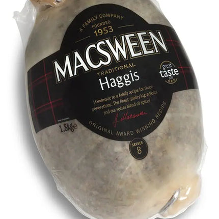 St Andrew’s Day traditional Scottish haggis with Scottish flag