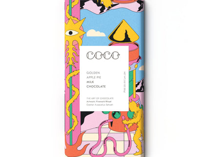 Golden Apple Pie Milk Chocolate Bar - Scottish Hampers