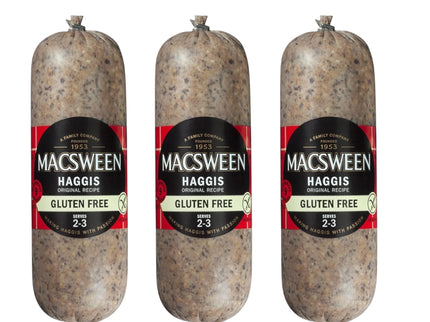 3x Macsween Gluten Free Haggis – 200g (Serves 1–2)