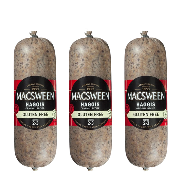 3x Macsween Gluten Free Haggis – 200g (Serves 1–2)