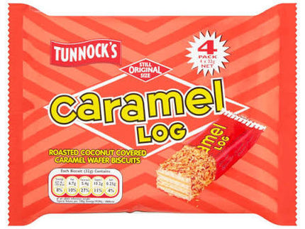 Caramel Log Wafer Biscuits Tunnock's