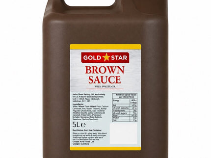 Gold Star Chip Brown Sauce 5L