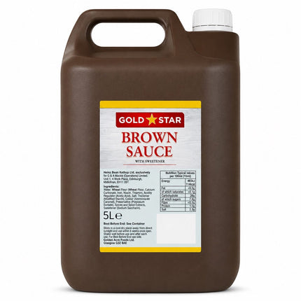 Gold Star Chip Brown Sauce 5L