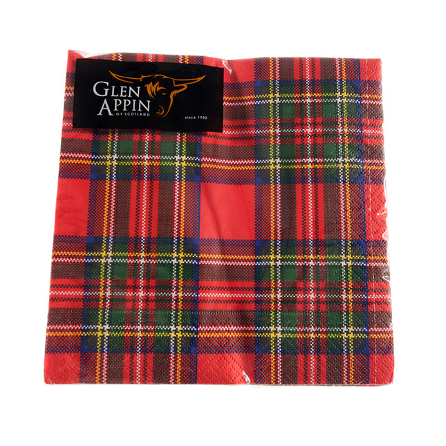 Royal Stewart Tartan Napkins Pack of 20