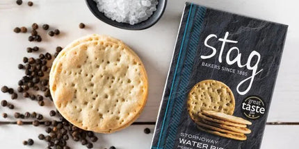 Sea Salt & Black Pepper Water Biscuits Stag