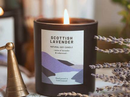 Scottish Lavender, Organic Scented Candle | Ocoee House: Single Wick - Scottish Hampers