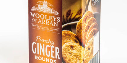 Ginger Rounds Biscuits Wooleys of Arran