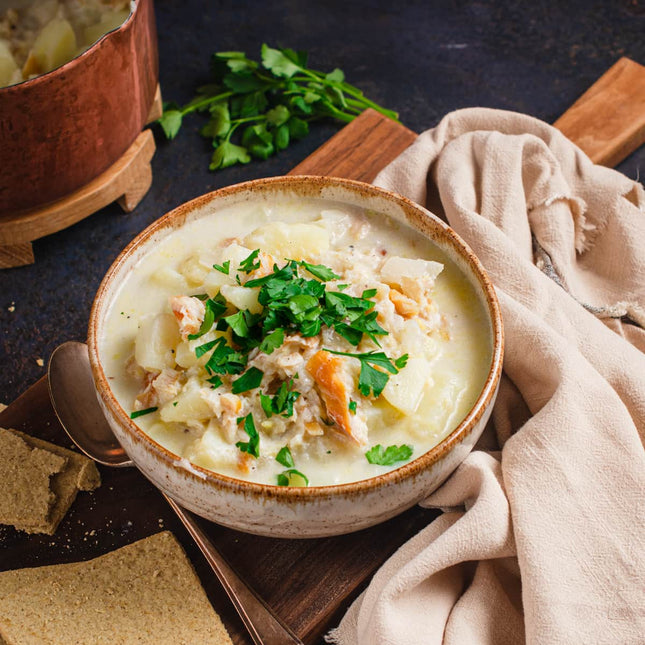 Cullen Skink Cream of Smoked Haddock Soup 400g - Scottish Hampers