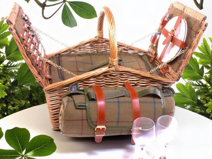 Tweed Fitted Farmhouse Hamper - Scottish Hampers