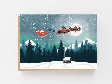 Christmas Santa Card - Scottish Hampers
