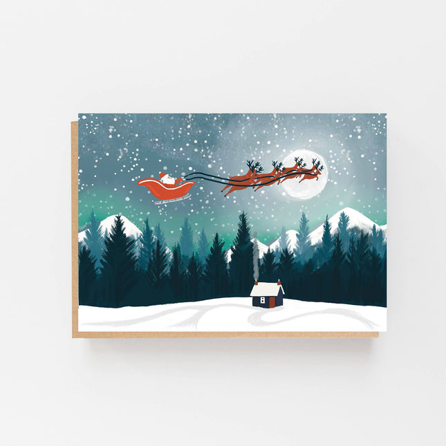 Christmas Santa Card - Scottish Hampers