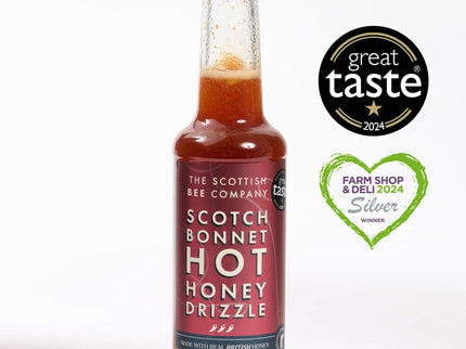 Festive Scotch Bonnet Hot Honey Drizzle - Spicy Hot Honey - Scottish Hampers