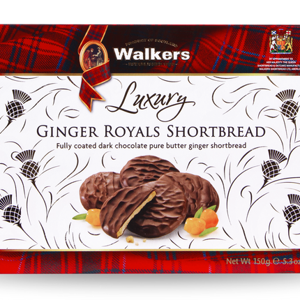 Ginger Chocolate Shortbread