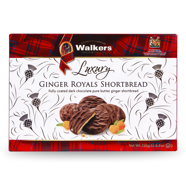 Ginger Chocolate Shortbread