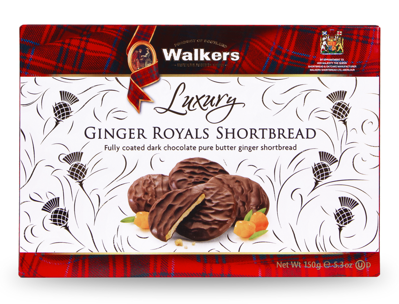 Ginger Chocolate Shortbread