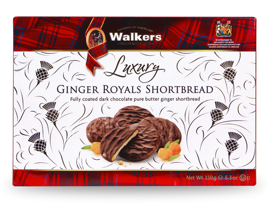 Ginger Chocolate Shortbread