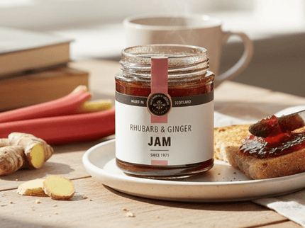 Rhubarb & Ginger Jam Galloway Lodge - Scottish Store & Deli
