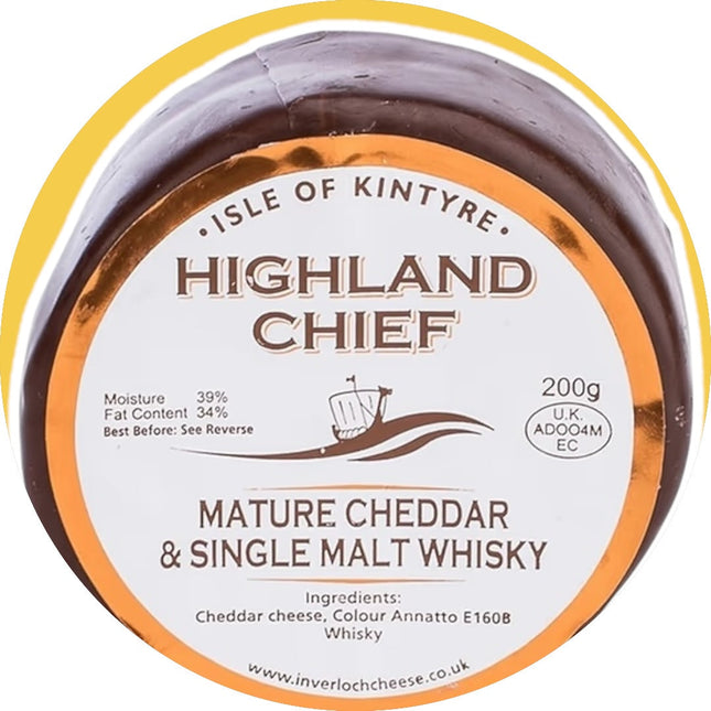 Isle Of Kintyre Highland Chief Mature Cheddar 200g
