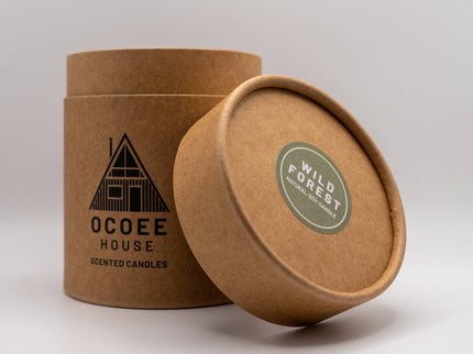 Wild Forest, Organic & Vegan Scented Candle | Ocoee House: Single Wick - Scottish Hampers