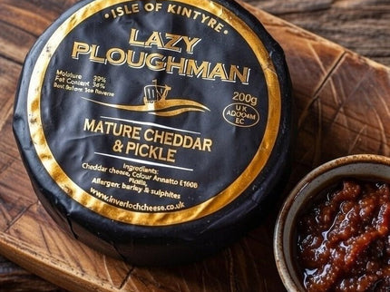 Lazy Ploughman Mature Cheddar Isle Of Kintyre - Scottish Hampers