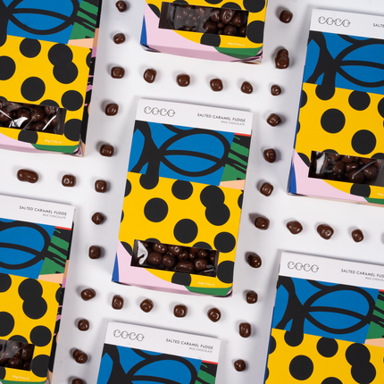 Salted Caramel Fudge covered in Milk Chocolate