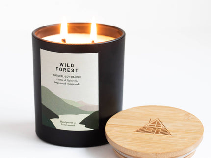 Wild Forest, Organic & Vegan Scented Candle | Ocoee House: Single Wick - Scottish Hampers