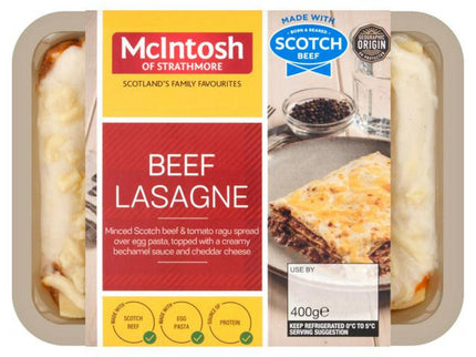 Mcintosh Beef Lasagne 400g Mcintosh