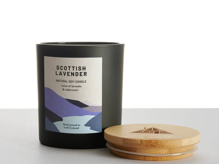 Scottish Lavender, Organic Scented Candle | Ocoee House: Single Wick - Scottish Hampers