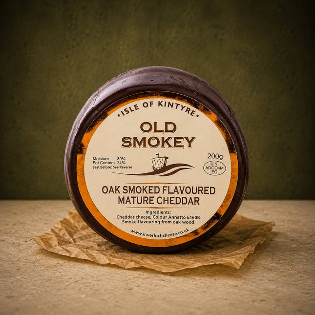 Isle Of Kintyre Old Smokey Mature Cheddar 200g