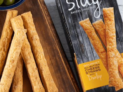 Smoked Dunlop Cheese Straws Stag - Scottish Hampers