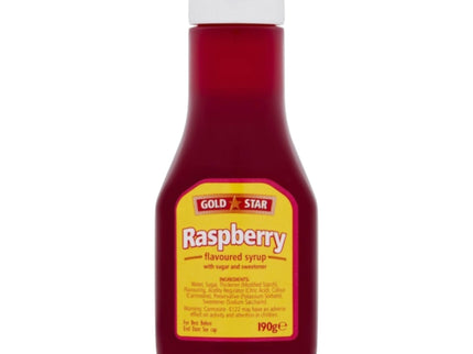 Gold Star Raspberry Flavoured Syrup 190g