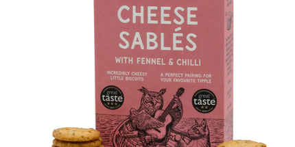 Cheese Sablés with Fennel & Chilli