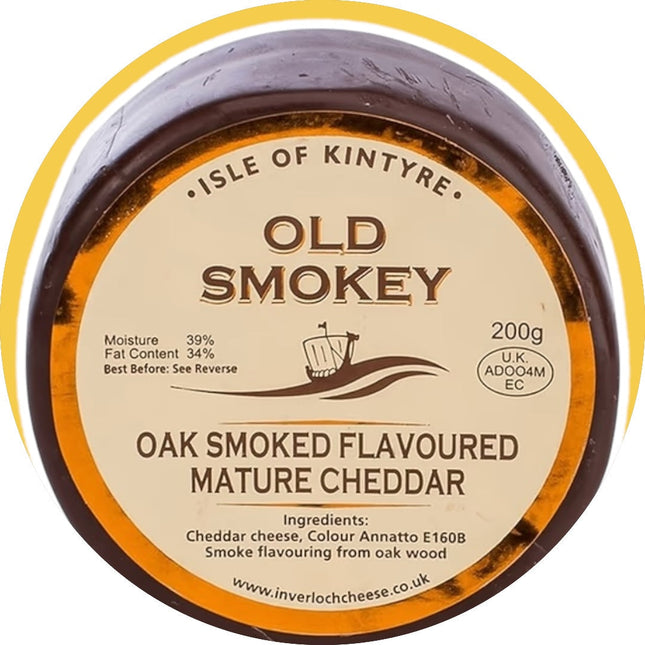 Isle Of Kintyre Old Smokey Mature Cheddar 200g