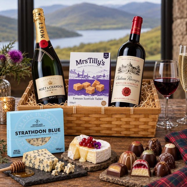 A Tray of Goodies with Packaging - Scottish Store & Deli