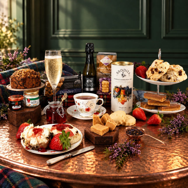 Afternoon Tea Treat Hamper With Prosecco - Scottish Store & Deli