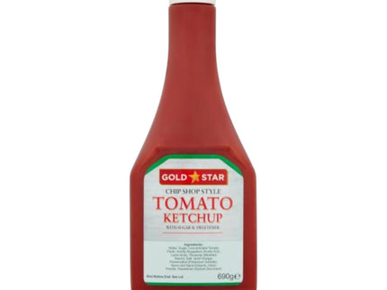 Gold Star Chip Shop Tomato Ketchup  Sauce 670g