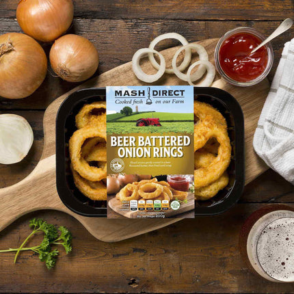 Beer Battered Onion Rings MASH DIRECT 200g
