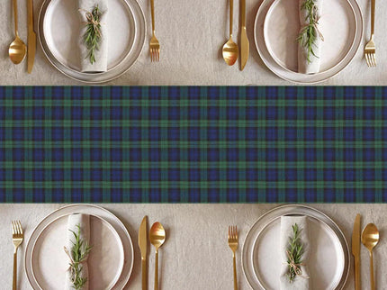 Black Watch Tartan Paper Table Runner - 4m