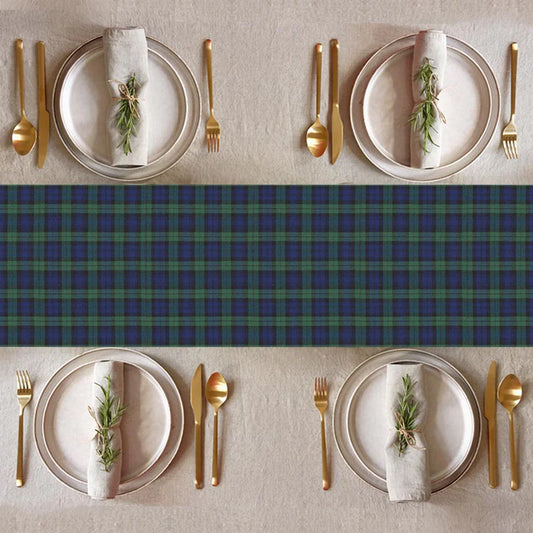 Black Watch Tartan Paper Table Runner - 4m