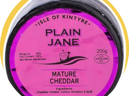 Isle Of Kintyre Plain Jane Mature Cheddar 200g