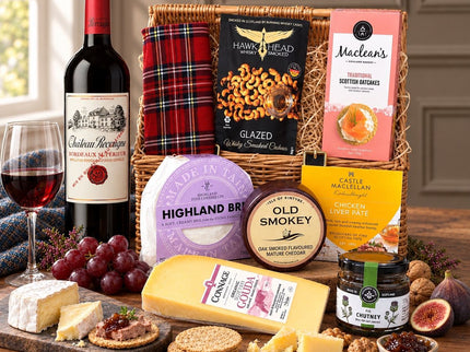 Cheese, Pate, Nibbles and Wine Gift Hamper - Scottish Store & Deli