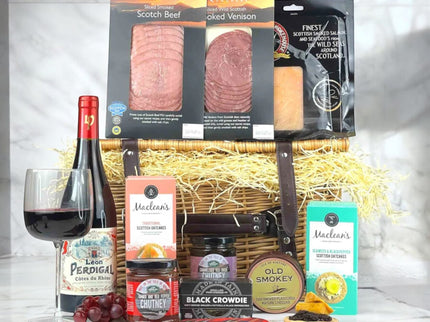 Scottish Feast with Red Wine