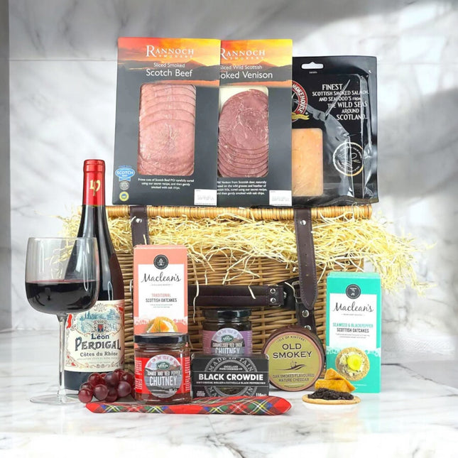 Scottish Feast with Red Wine