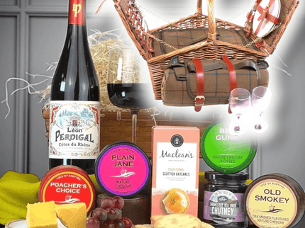 Cheese and Wine Hamper - Scottish Hampers
