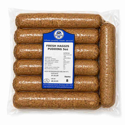 Haggis Puddings 8x5oz Mcwilliam