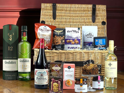 Glenfiddich 12 Year Old Whisky & Scottish Luxury Hamper - Scottish Hampers
