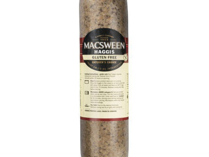 Macsween Gluten Free Haggis 1.36kg – serves 5–6, certified by Coeliac UK, available to buy online from Buy Haggis