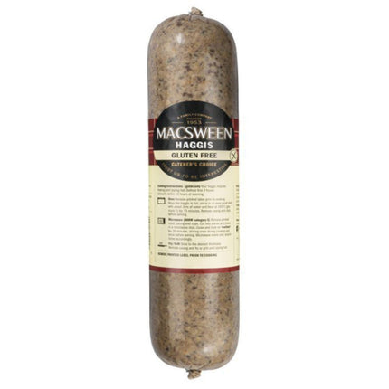 Macsween Gluten Free Haggis 1.36kg – serves 5–6, certified by Coeliac UK, available to buy online from Buy Haggis