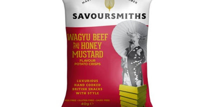 Wagyu Beef + Honey Mustard Potato Crisps Savoursmiths 50g